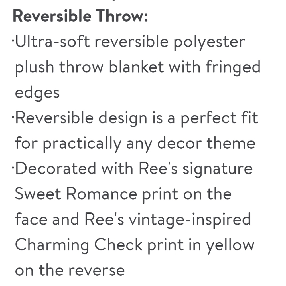 ❤️ Gift Set Pioneer Woman Sweet Romance Mug & Throw Blanket - Picture 4 of 6